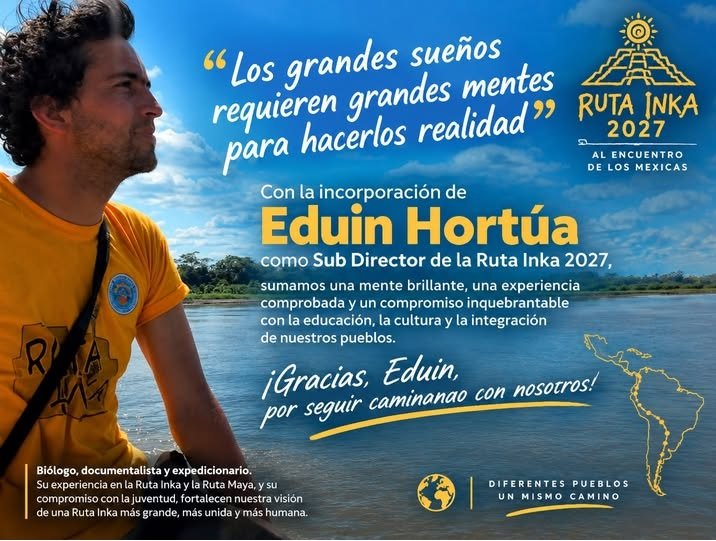 YA TENEMOS SUBDIRECTOR PARA LA RUTA INKA 2027